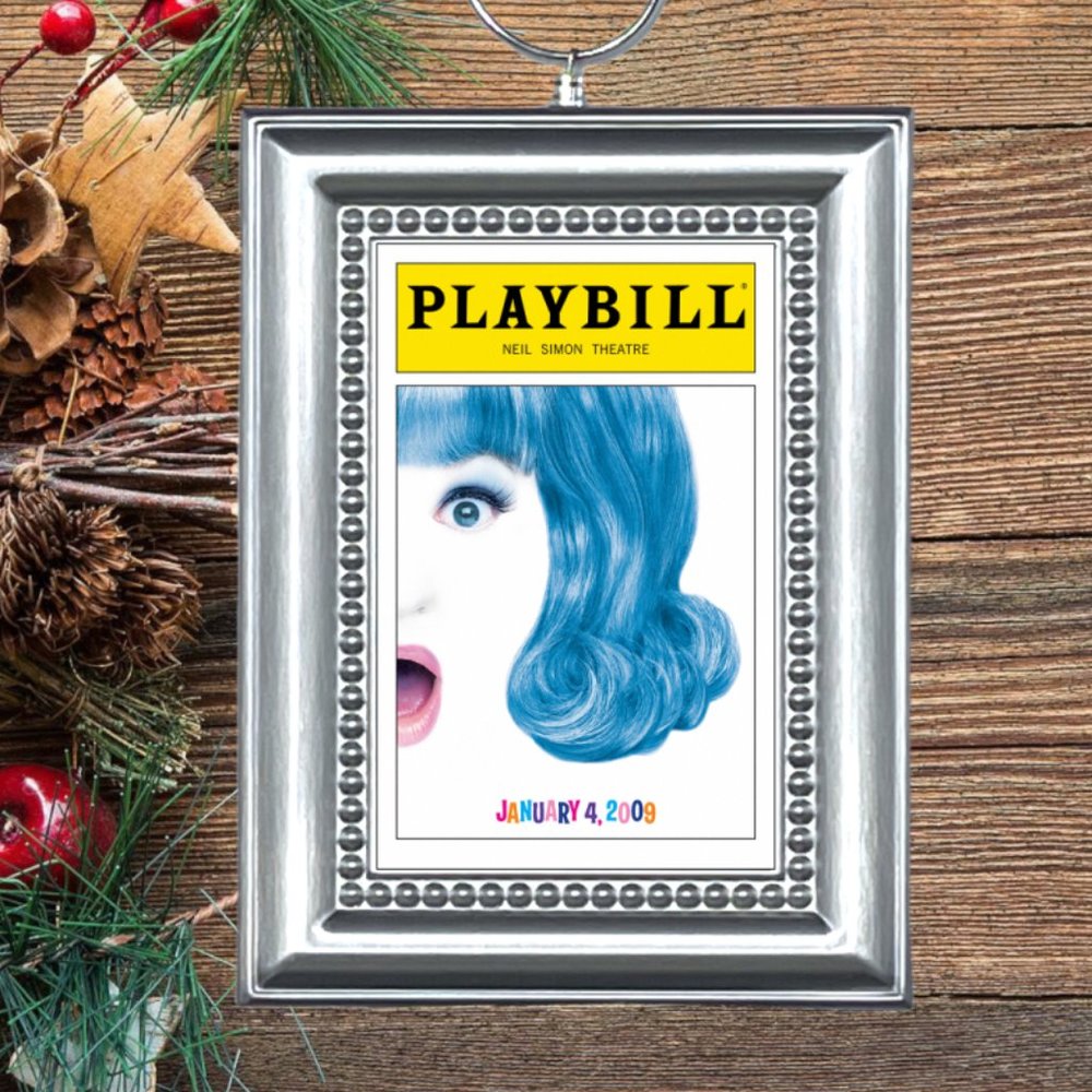 Hairspray‎ Broadway Musical Playbill Christmas Tree Ornament